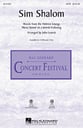 Sim Shalom SATB choral sheet music cover